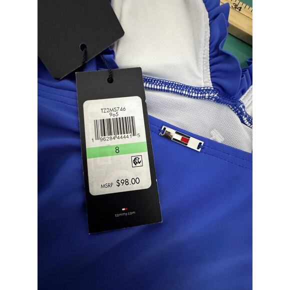 Tommy Hilfiger One Piece Swimsuit - Size 8 - Cobalt Blue - Picture 4 of 4
